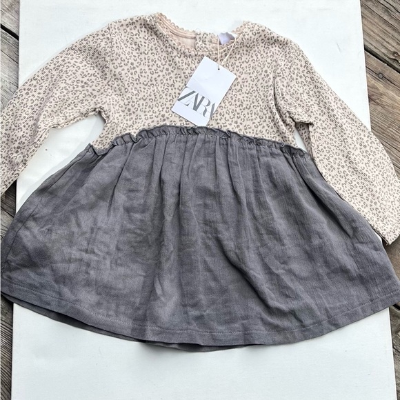 Zara Baby Cheetah Printed Dress NWT - Picture 8 of 8